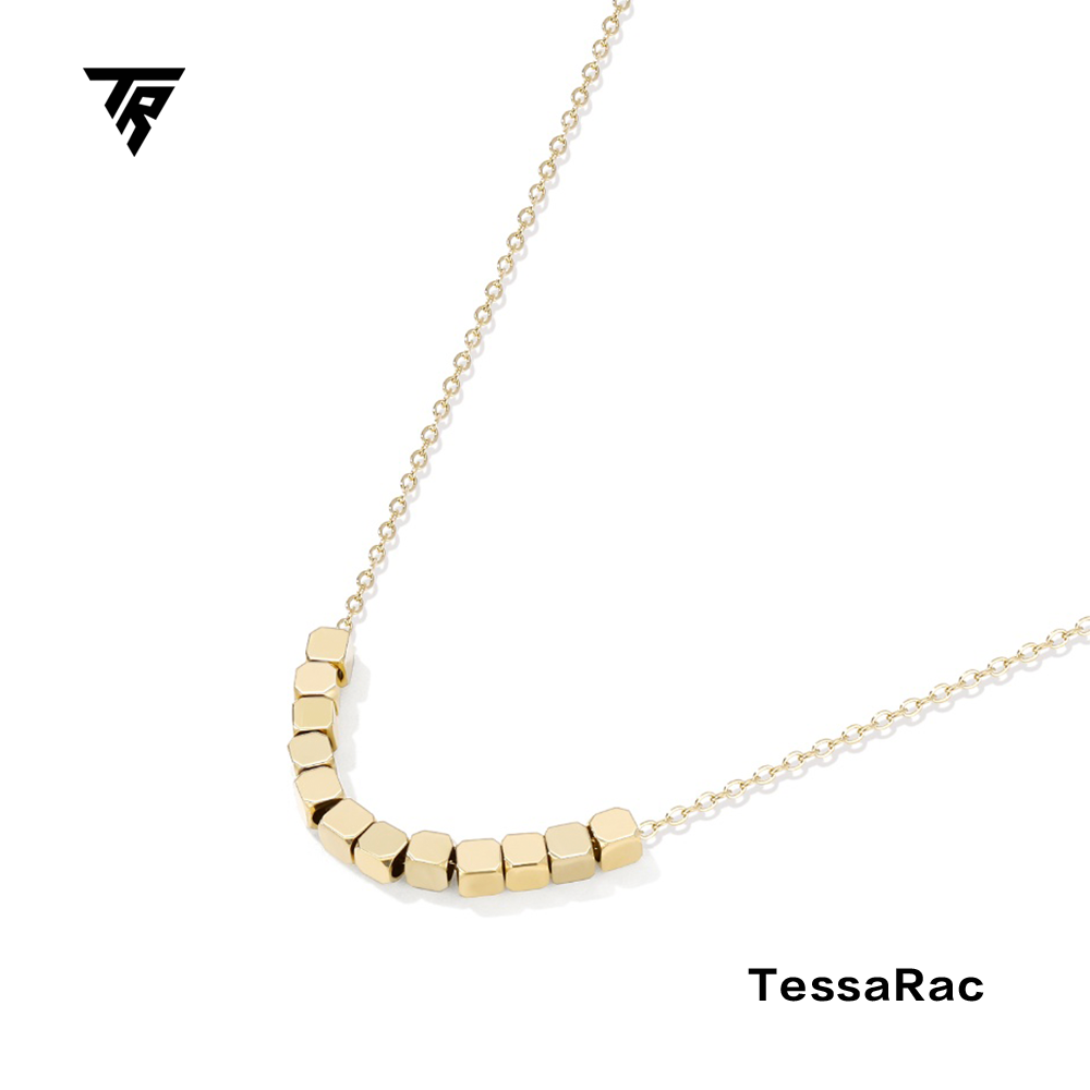 TESSARAC Small square fashion necklace TR011