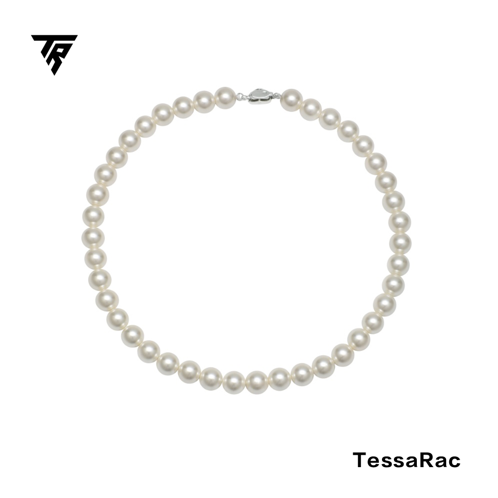 TESSARAC High-grade pearl necklace with simple temperament TR014