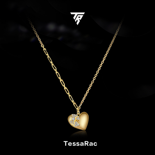 TESSARAC Diamond Sweetheart Necklace Original Design TR004